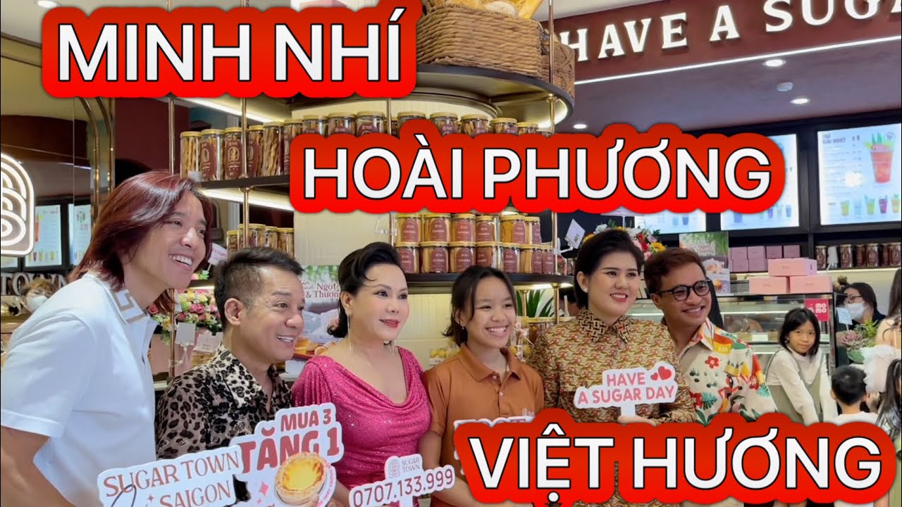 Nghệ sĩ Minh Nhí đi Khai Trương tiệm bánh SUGAR TOWN của Nghệ sĩ Việt Hương tại Quận 10 |Ns Minh Nhí
