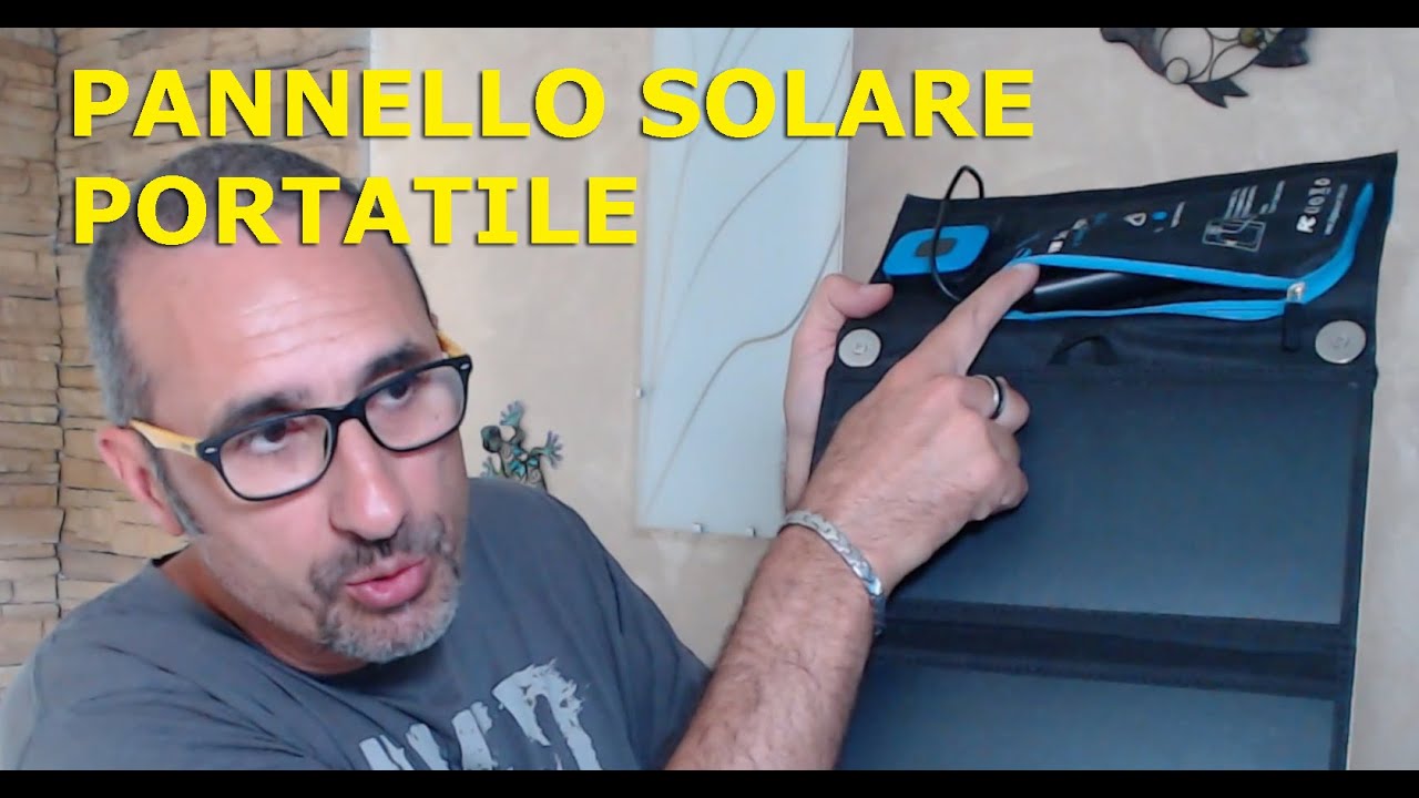 BigBlue 28W  Pannello Solare Portatile con la mia modifica anche da Balcone