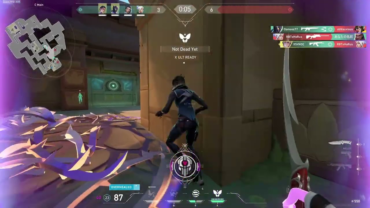 VALORANT gameplay - Clove on Lotus