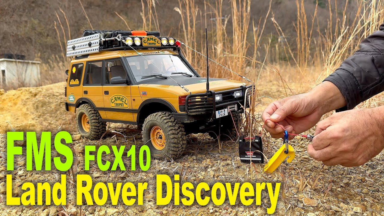 FMS FCX10 Land Rover Discovery | Camel Trophy Edition | 1/10 scale RC Car off-road driving - 4