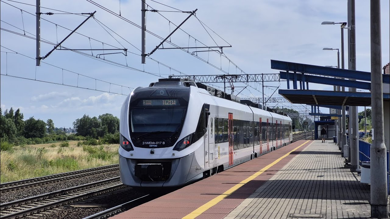 Pociągi w Różynach - Lipiec 2025