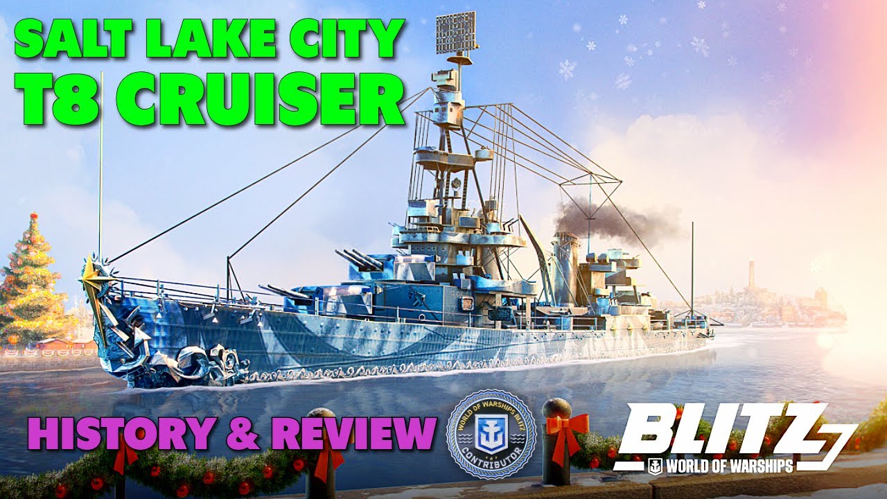 Корабль Blitz Pass: крейсер Salt Lake City 7 уровня — World of Warships Blitz