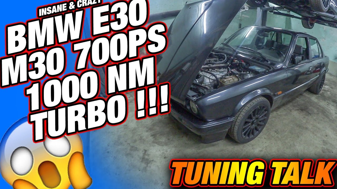 BMW E30 TURBO, 3,5l m30, 700hp 1000+NM, Big Single Turbo, TuningTalk Racecity