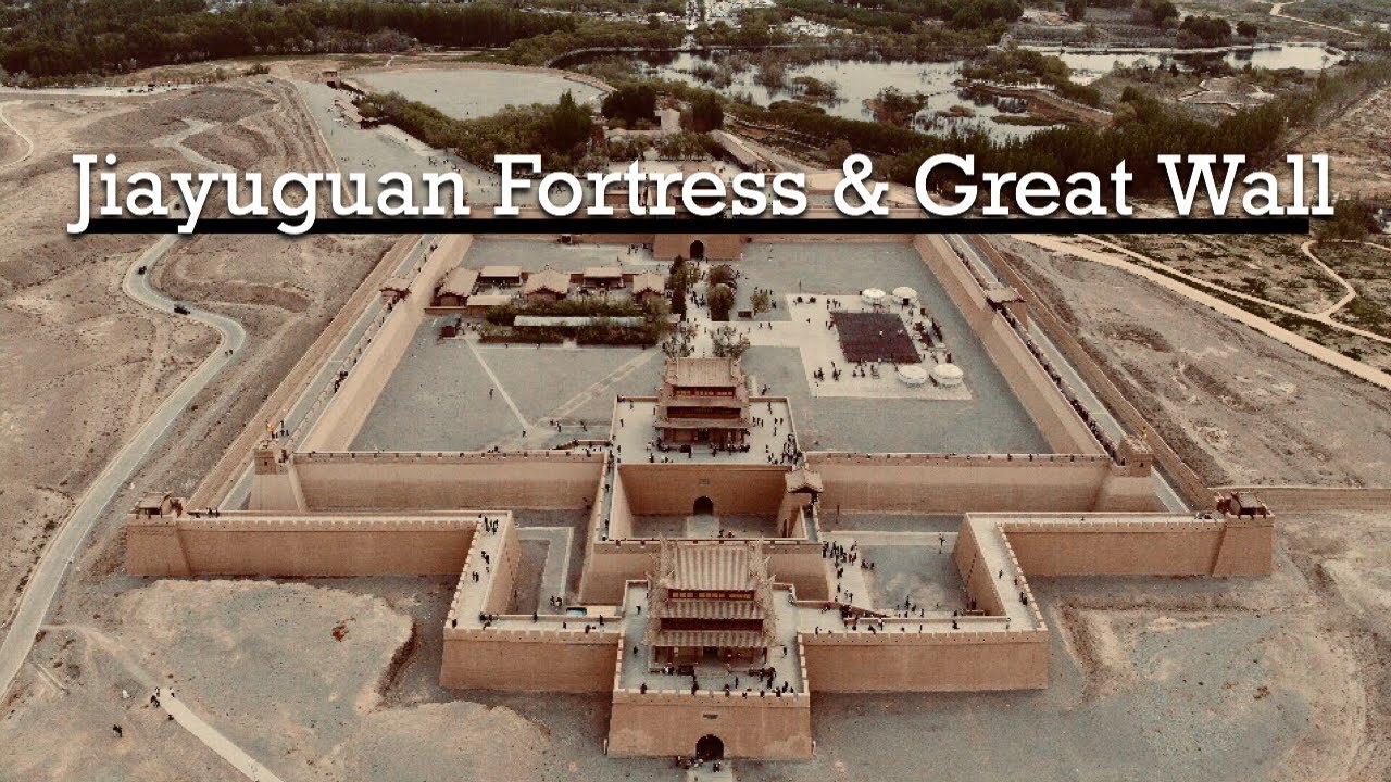 Fortress of Jiayuguan and Desert Great Wall