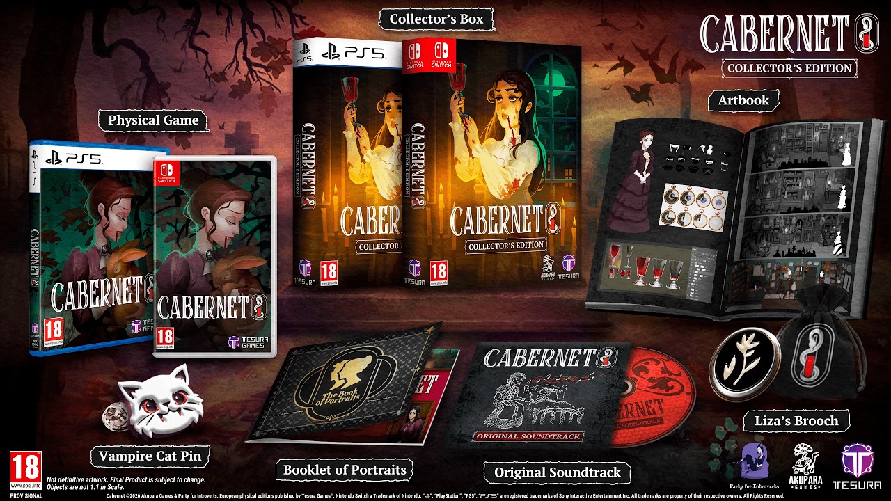 Cabernet Physical Edition Announcement (#PS5 and #NSW)