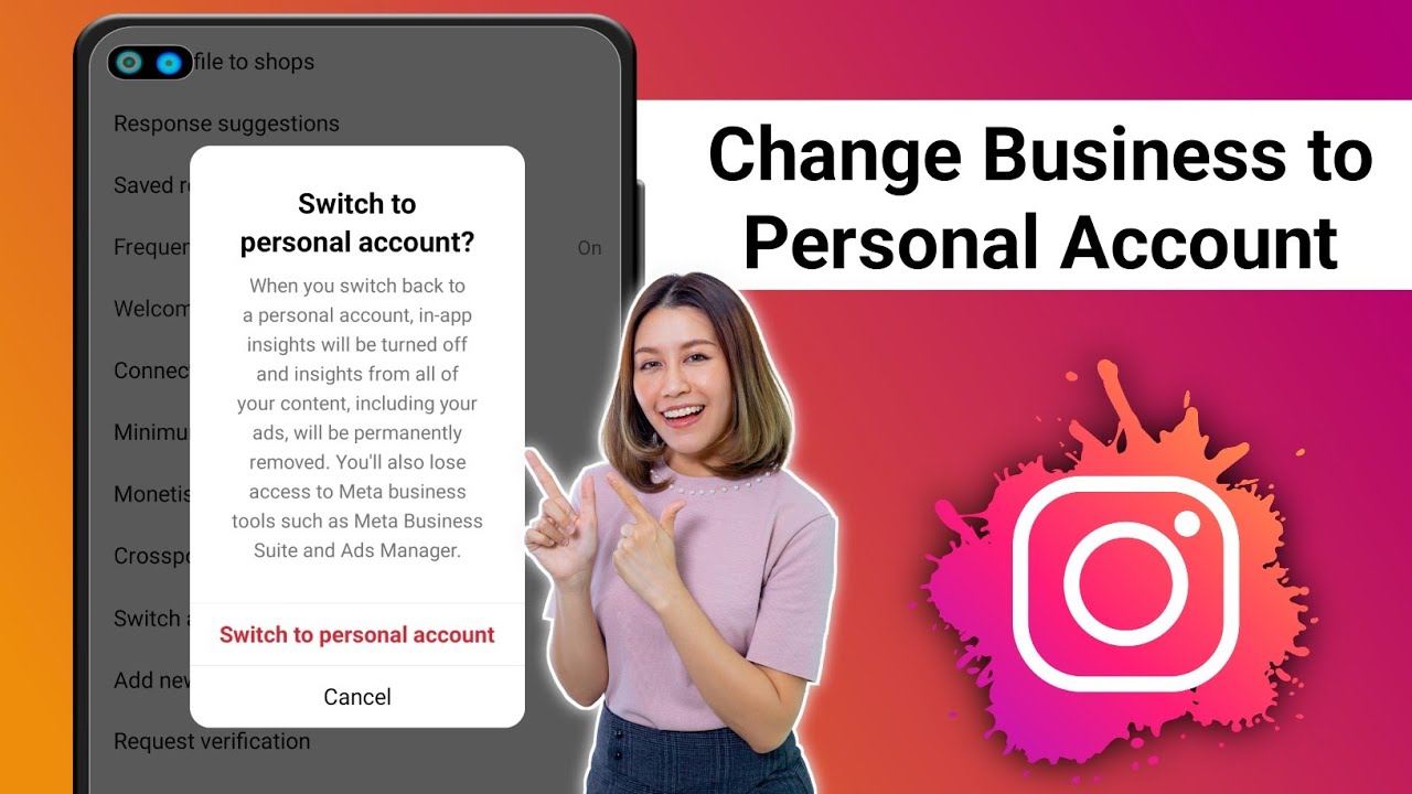 how to change business to personal account in instagram (2026)