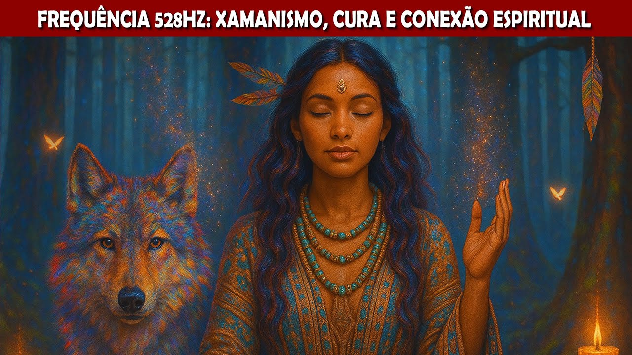 🔥 Música Xamânica 528Hz com Fogueira Crepitante | Cura do Coração e Conexão Espiritual 🔥