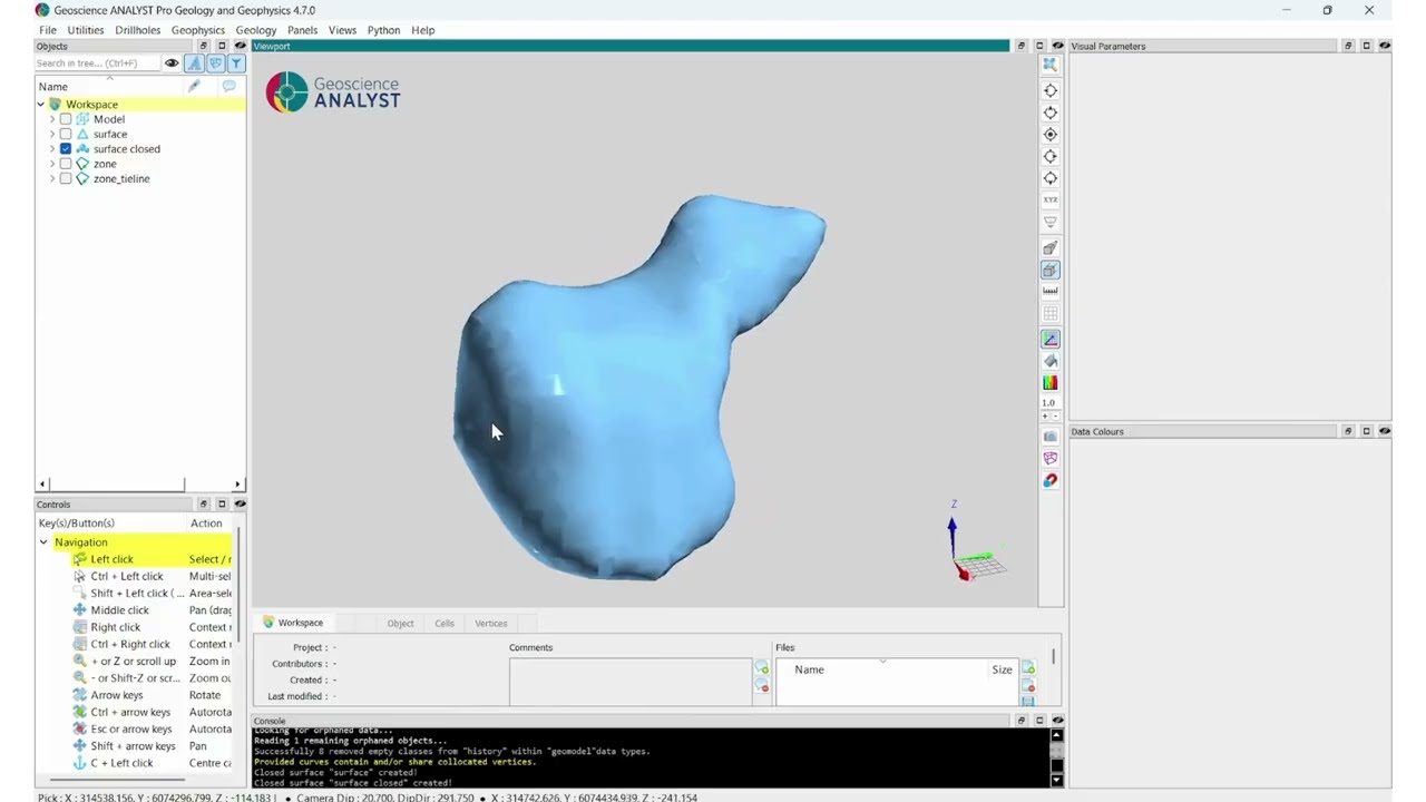 New Surface Meshing Tools | Geoscience ANALYST Pro Geology 4.7
