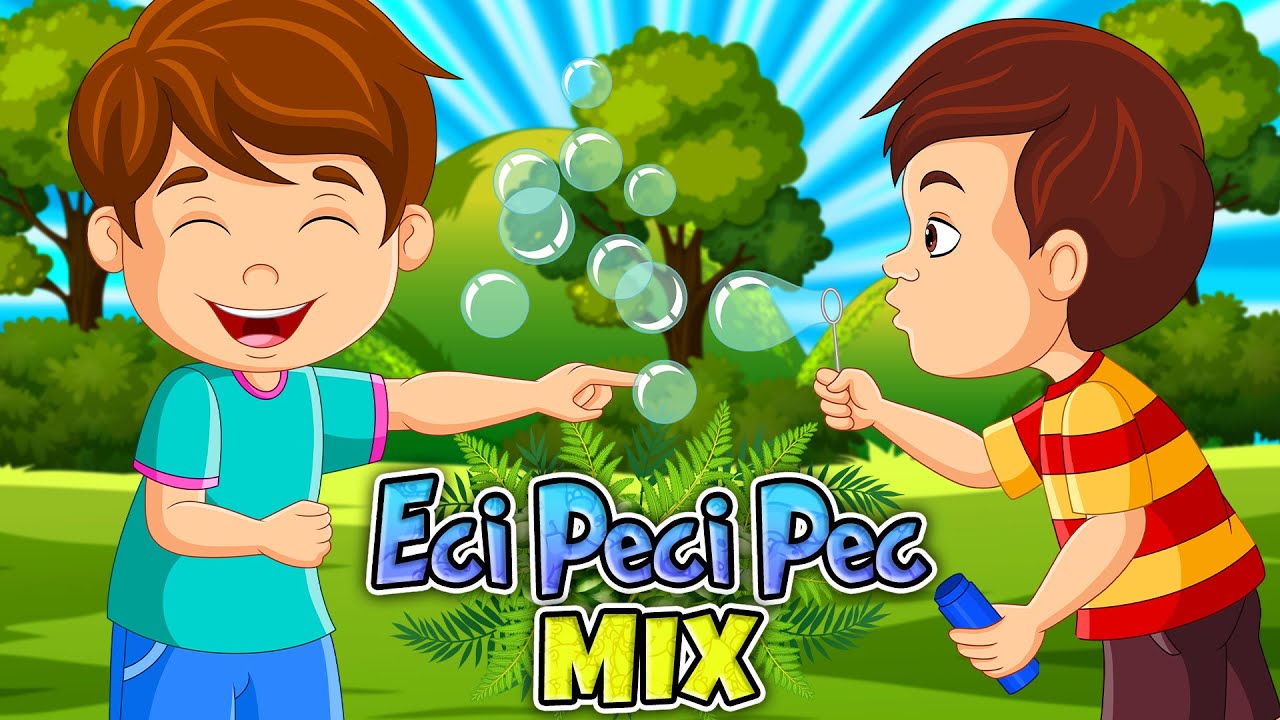 Eci Peci Pec MIX 💛 Eci Peci Pec pesme za decu 🍄 Pesmice za decu 🍀 Kako kažu životinje 🍓 Muzika MIX