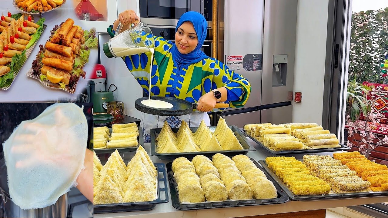 غير في الخلاط صايبيها اسهل ورقة البسطيلة في دقائق حضري بيها مملحات رمضان 2025 سيكار بريوات بسيطلات
