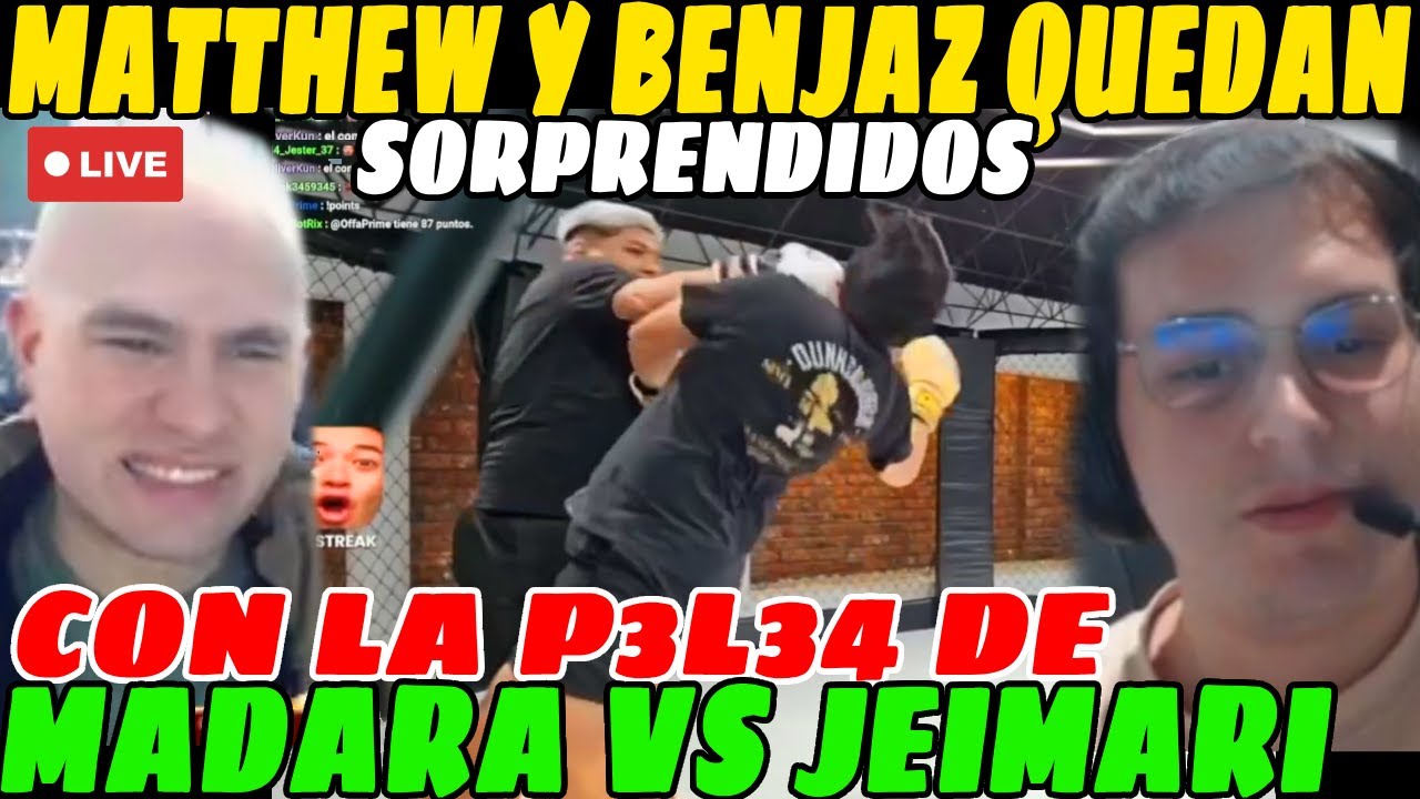 😲Matthew and Benjaz REACT to the P3L34 between MADARA vs JEIMARI😲| BOX Sparring, Surprised😲