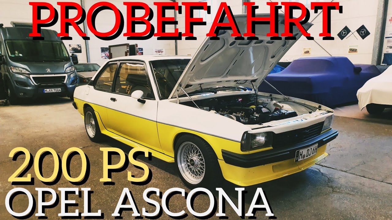 Als wenn du FLIEGST!! Opel Ascona B  Doppel Weber VOLLGAS Probefahrt!