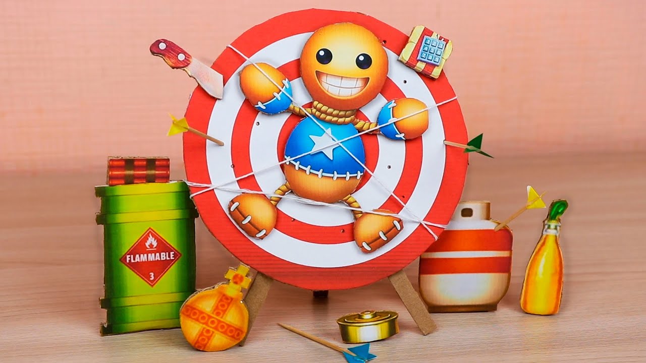 Как сделать Kick The Buddy из картона