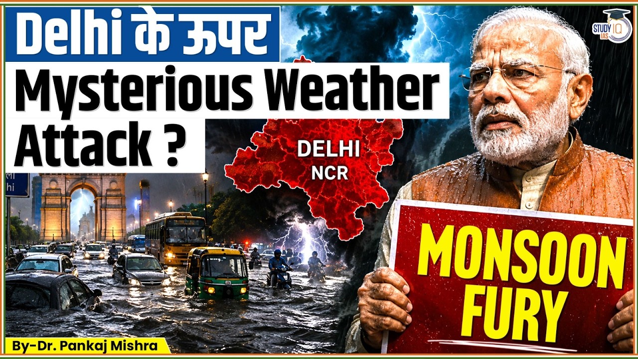 Delhi-NCR Heavy Rain Explained: एक साथ कैसे Active हुए 4 Weather Systems? | Dr Pankaj Mishra