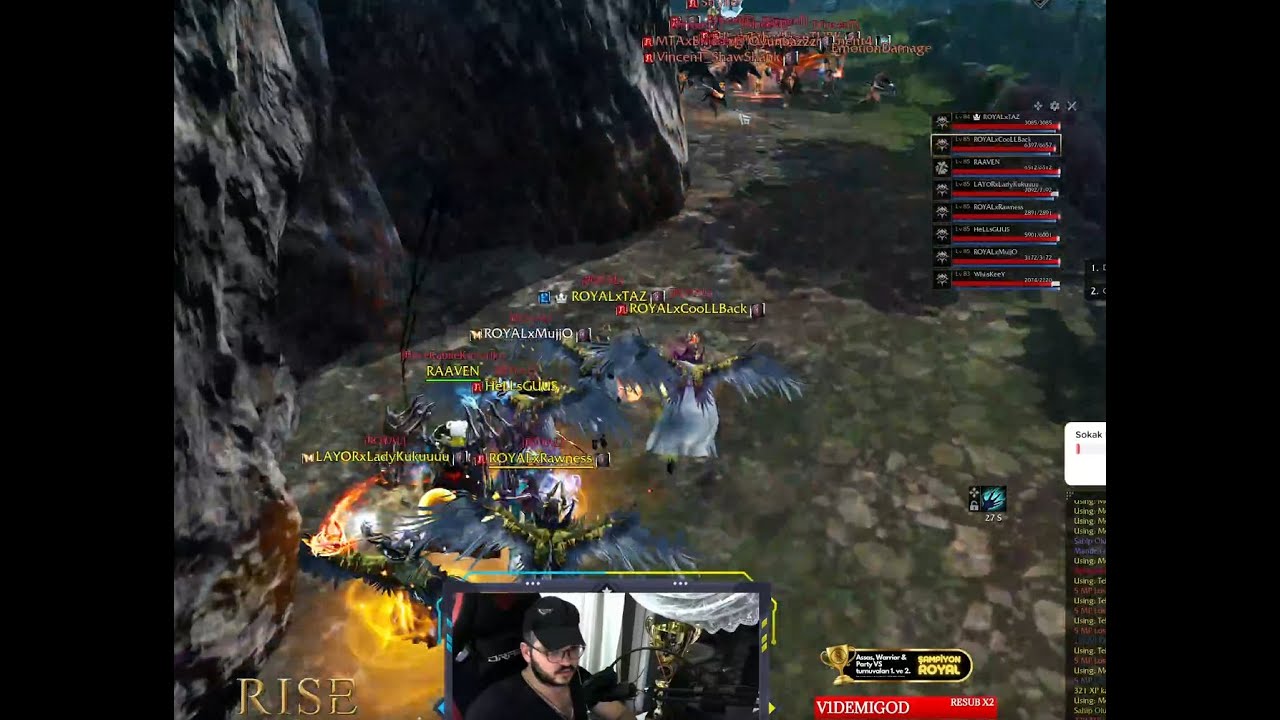 RİSE ONLİNE ROYALxMage PK Performance 11 @RiseOnline #riseonline #mmorpg #mage #pk #pvp