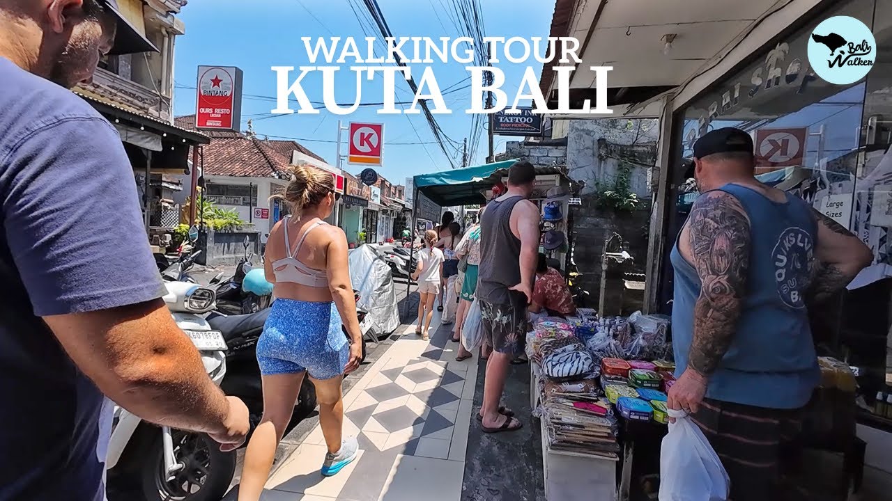 2 Hrs Exploring Kuta Legian Bali 2025 ( September Walking Edition ) | Poppies Lane, Garlic Lane