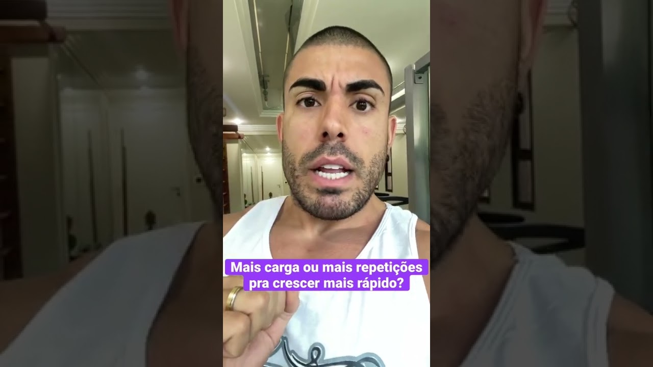 Mais carga ou mais repeti&ccedil;&otilde;es pra crescer mais r&aacute;pido?