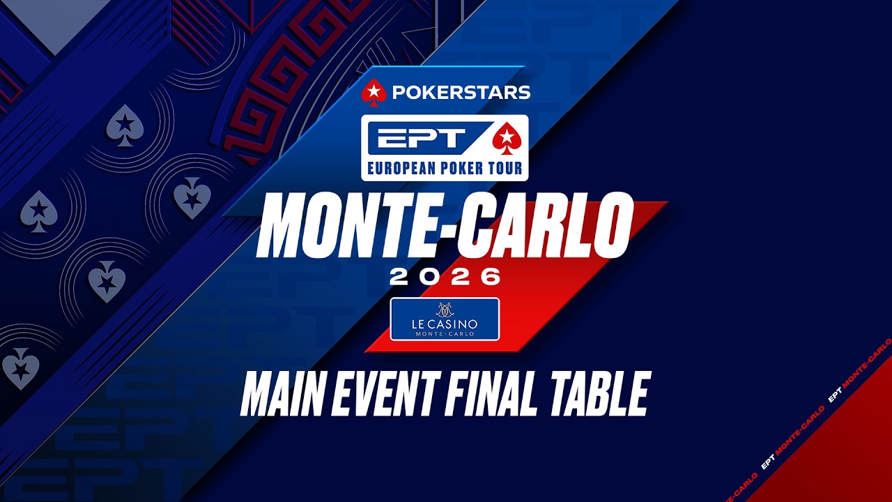 &euro;5K MAIN EVENT &ndash; FINAL TABLE | &euro;825,000 FOR 1ST | EPT Monte-Carlo