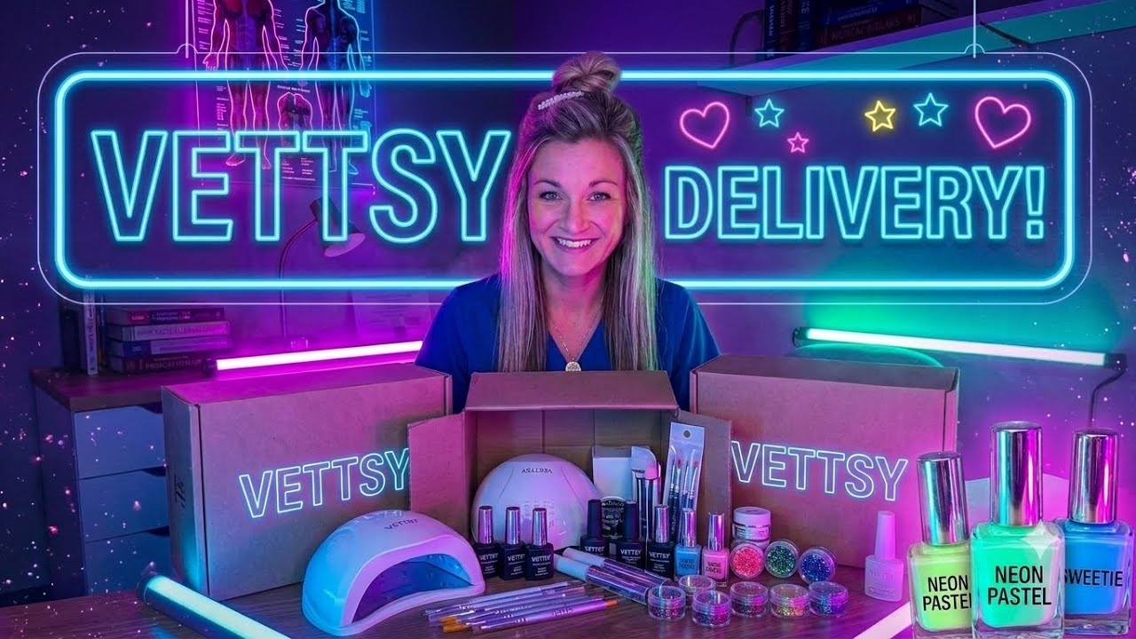 Доставка от @Vettsystore! Юбилейный бокс и мешочек с сюрпризами внутри!🌸💅🏼🩷