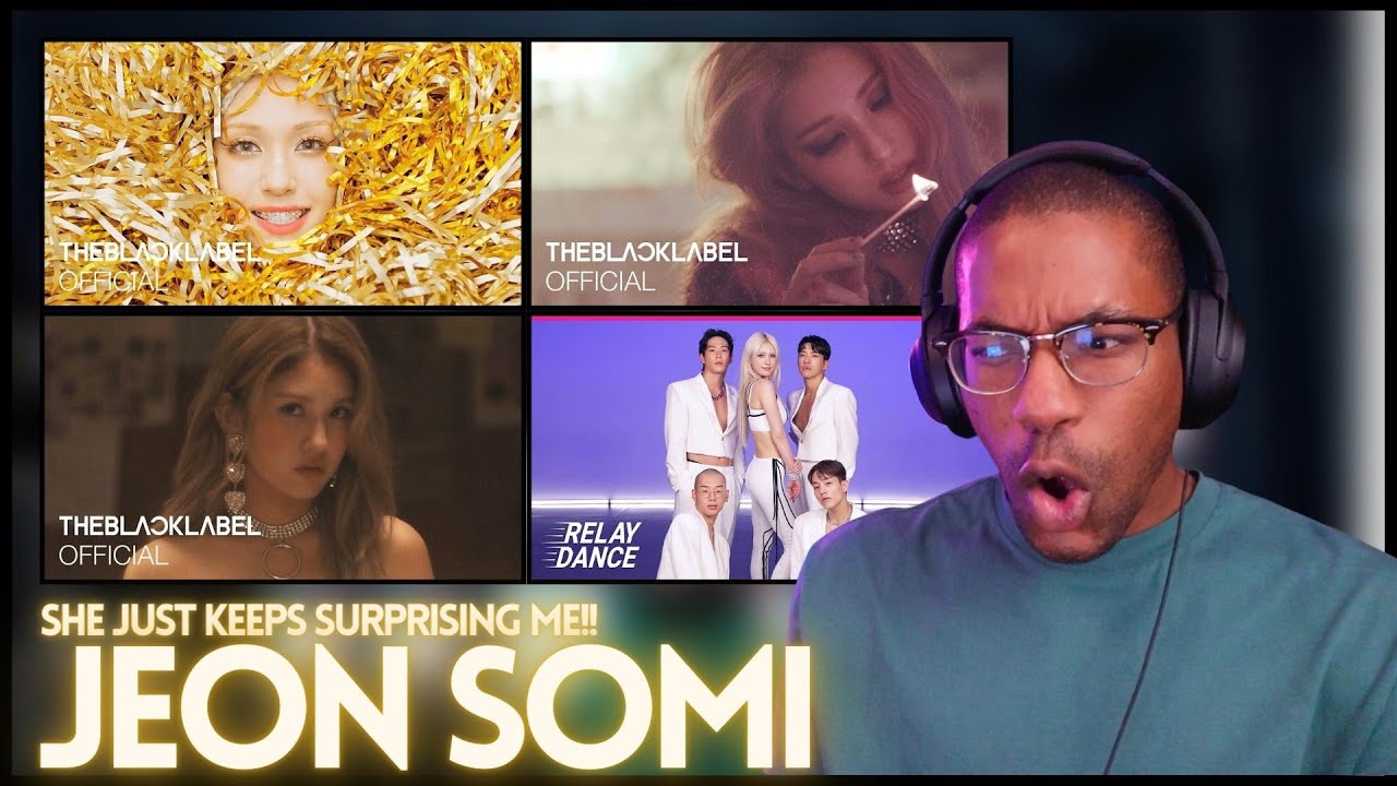 JEON SOMI | 'Gold Gold Gold', 'What You Waiting For?', 'Anymore' + 'Fast Forward' Relay REACTION