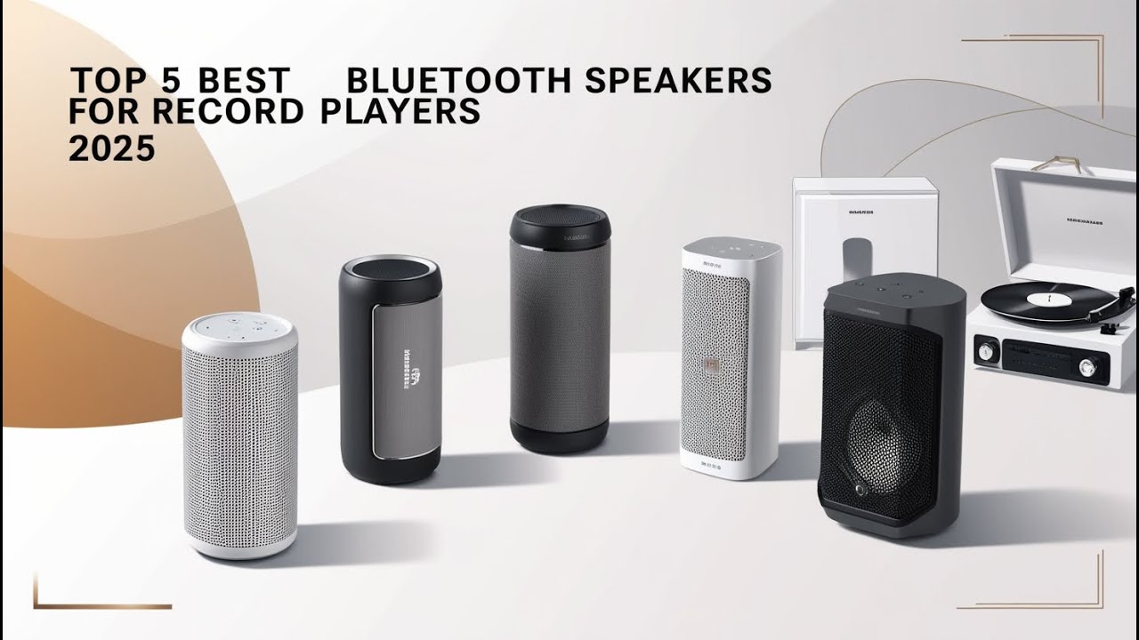 Top 5 Best Bluetooth Speakers for Record Players in 2025⚡⚡⚡