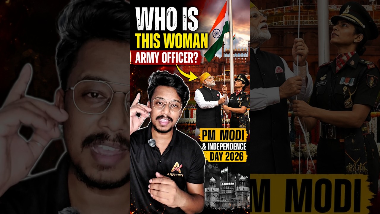 Who Is The Woman Army Officer Beside PM Modi? | Independence Day 2026