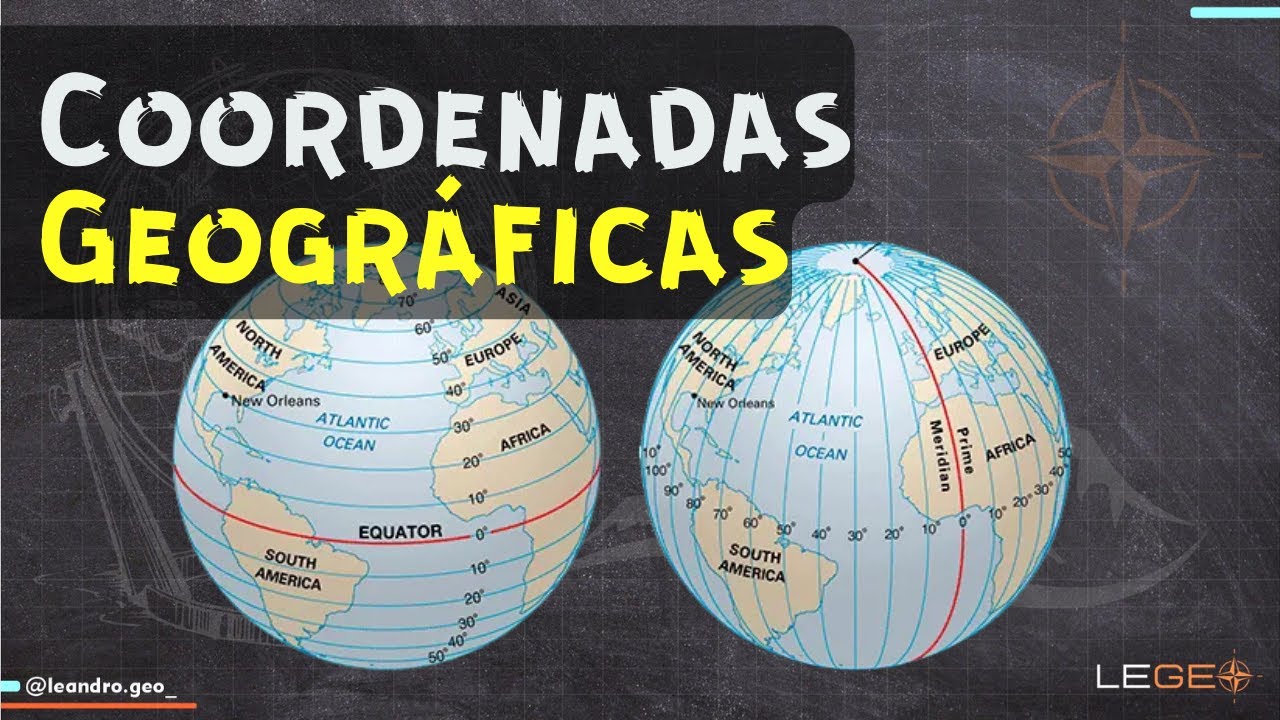 LATITUDE, LONGITUDE e COORDENADAS GEOGRÁFICAS 🌇 Geografia e Cartografia [aula 04]