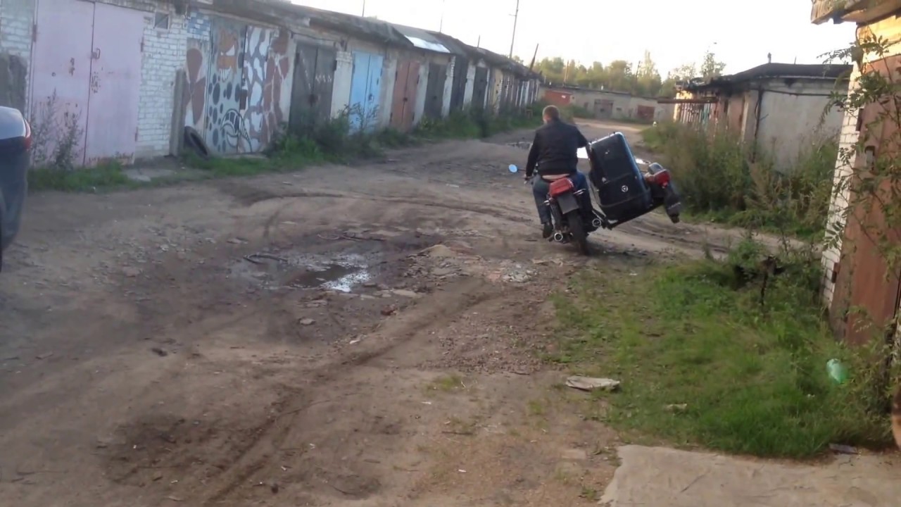 Jawa-638 с коляской velorex700. Кировск.