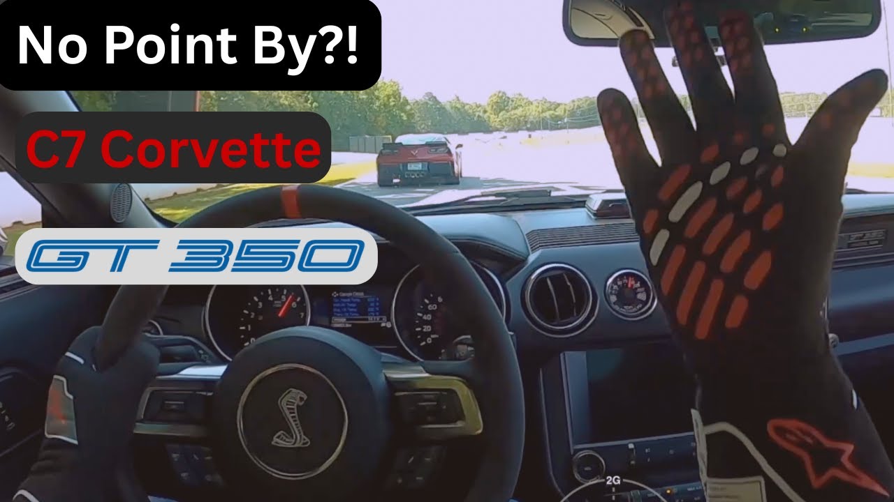C7 Corvette Refuses to Point By at Road Atlanta GT350 POV Track Day
