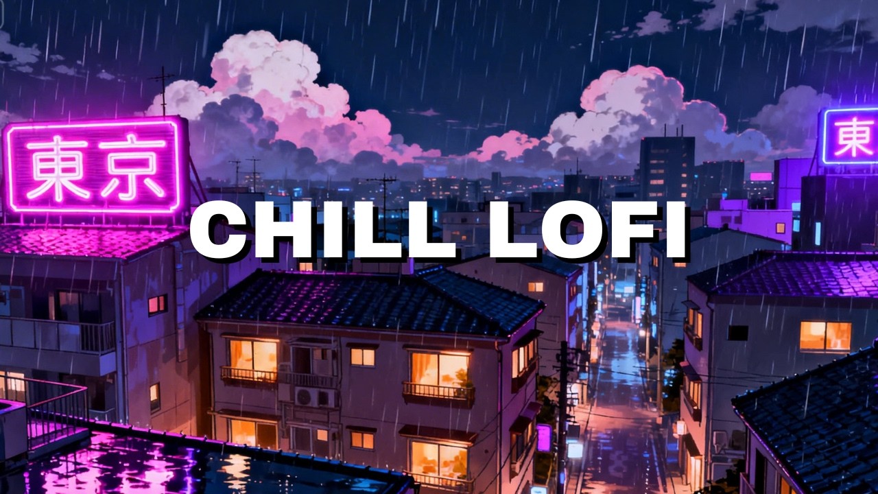 Tokyo Rain Outside Your Window 🌧️ Cozy Lofi | 雨の東京