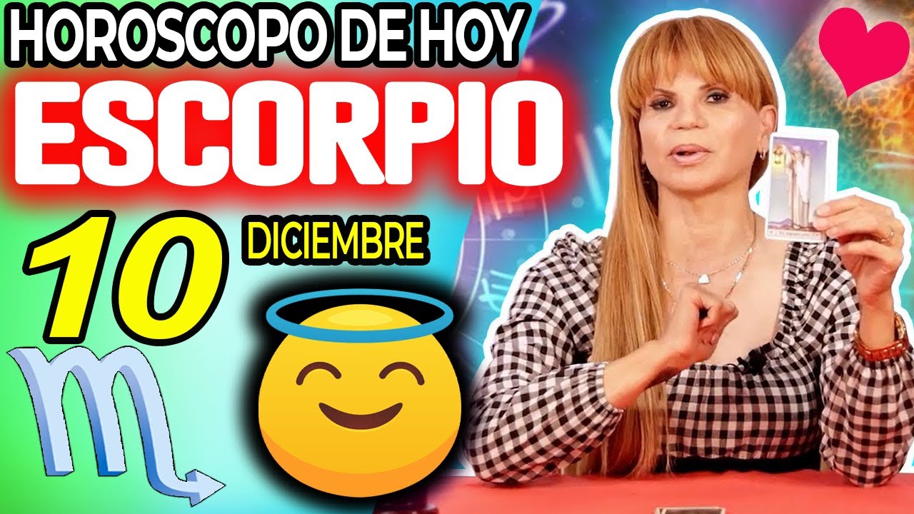 ESCORPIO ♏DIOS TE ELIGI&Oacute;🙏🙌VAS A RECIBIR ALGO GIGANTE😱 Hor&oacute;scopo De Hoy 10 De Diciembre 2025 | Mhoni