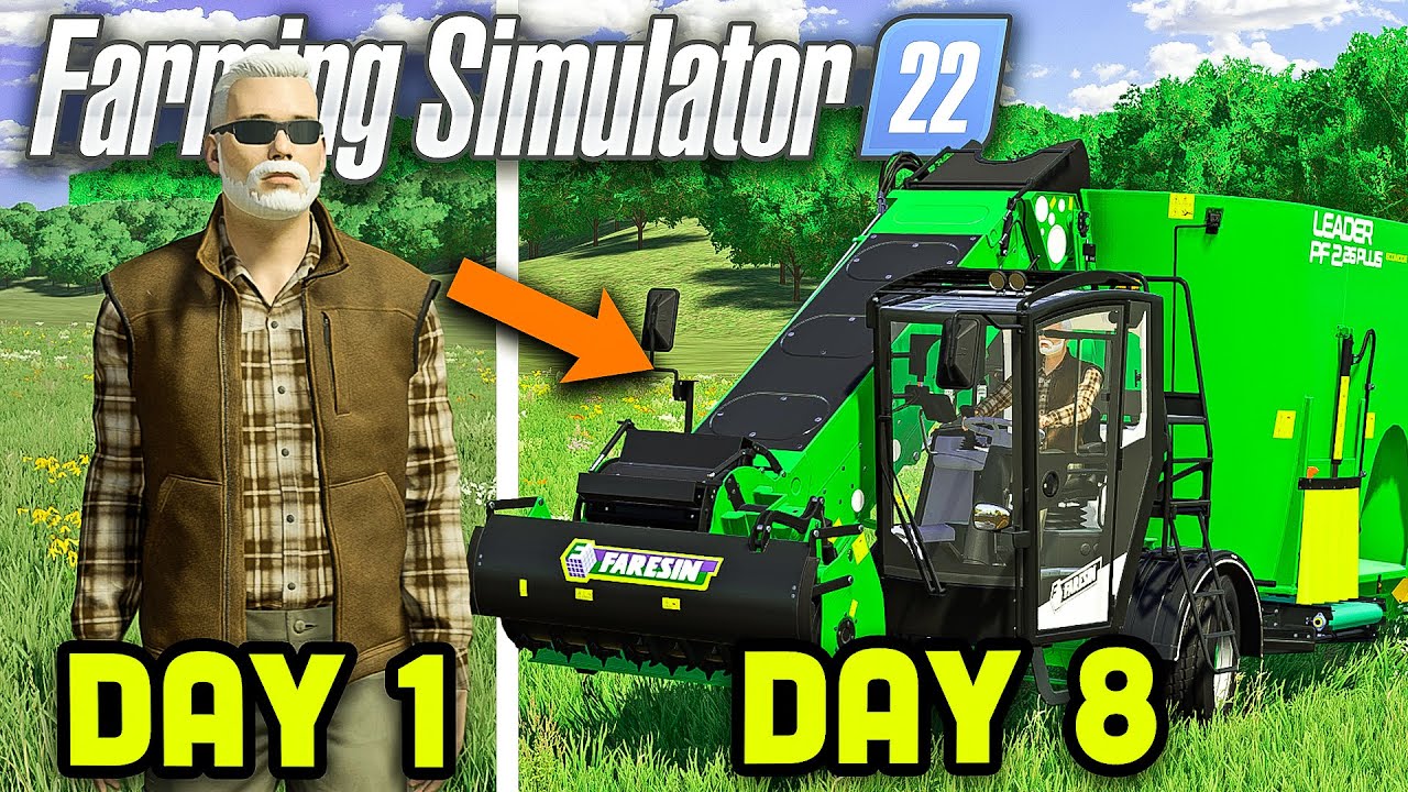 MEGA Challenge from $0 on FLAT MAP🚜 ep.8 | Farming Simulator 2022 timelapse