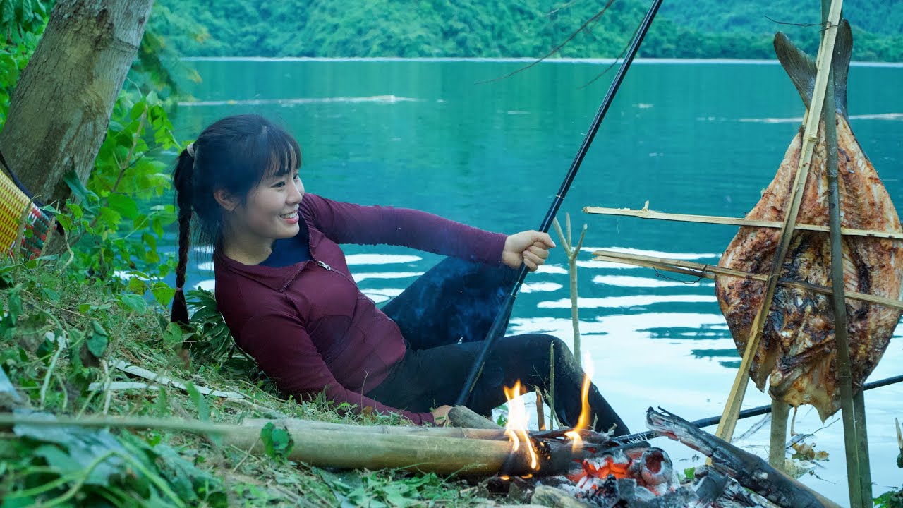 Fishing and Camping on the Lake – New Bait, Big Surprise!
