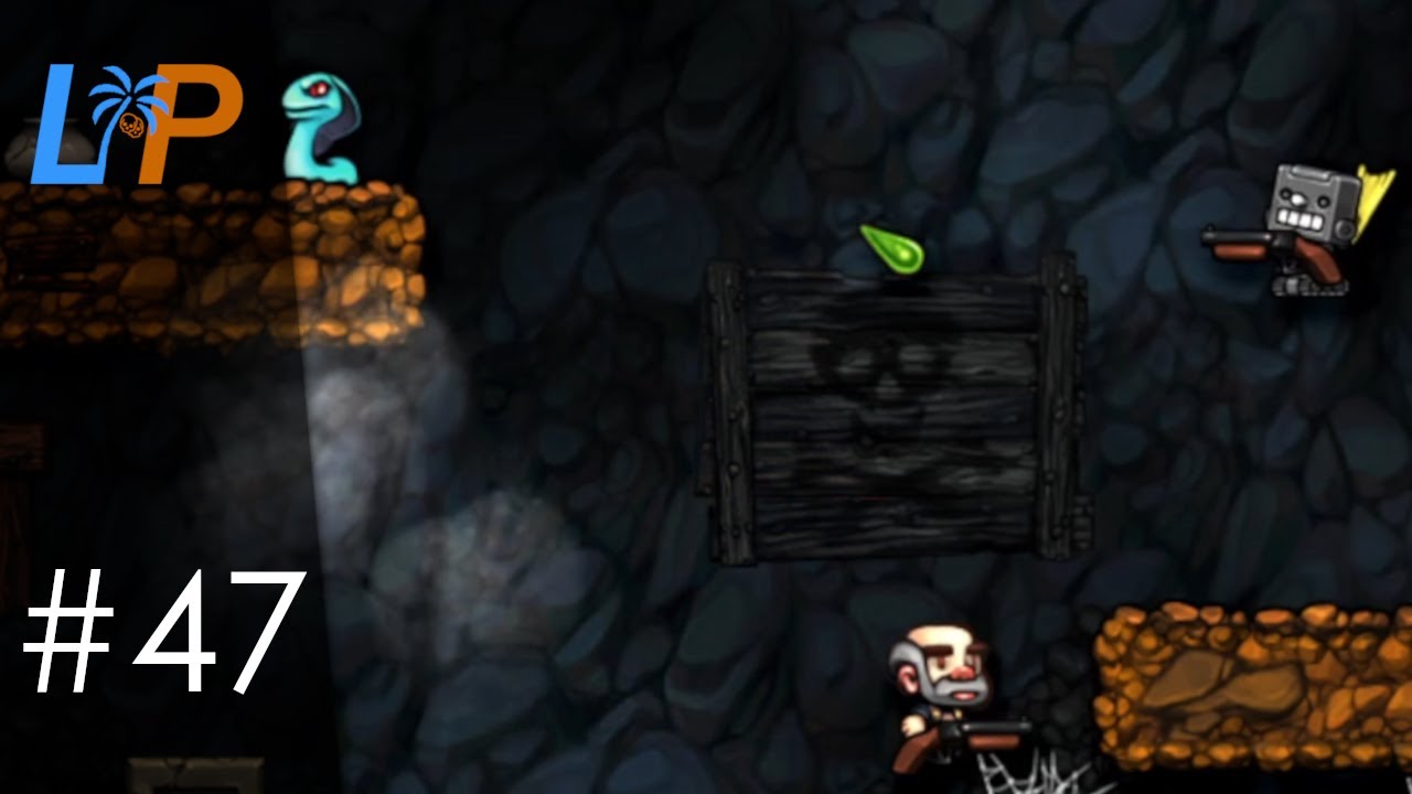 Spelunky Co-op Part 47 - Cobra Carry