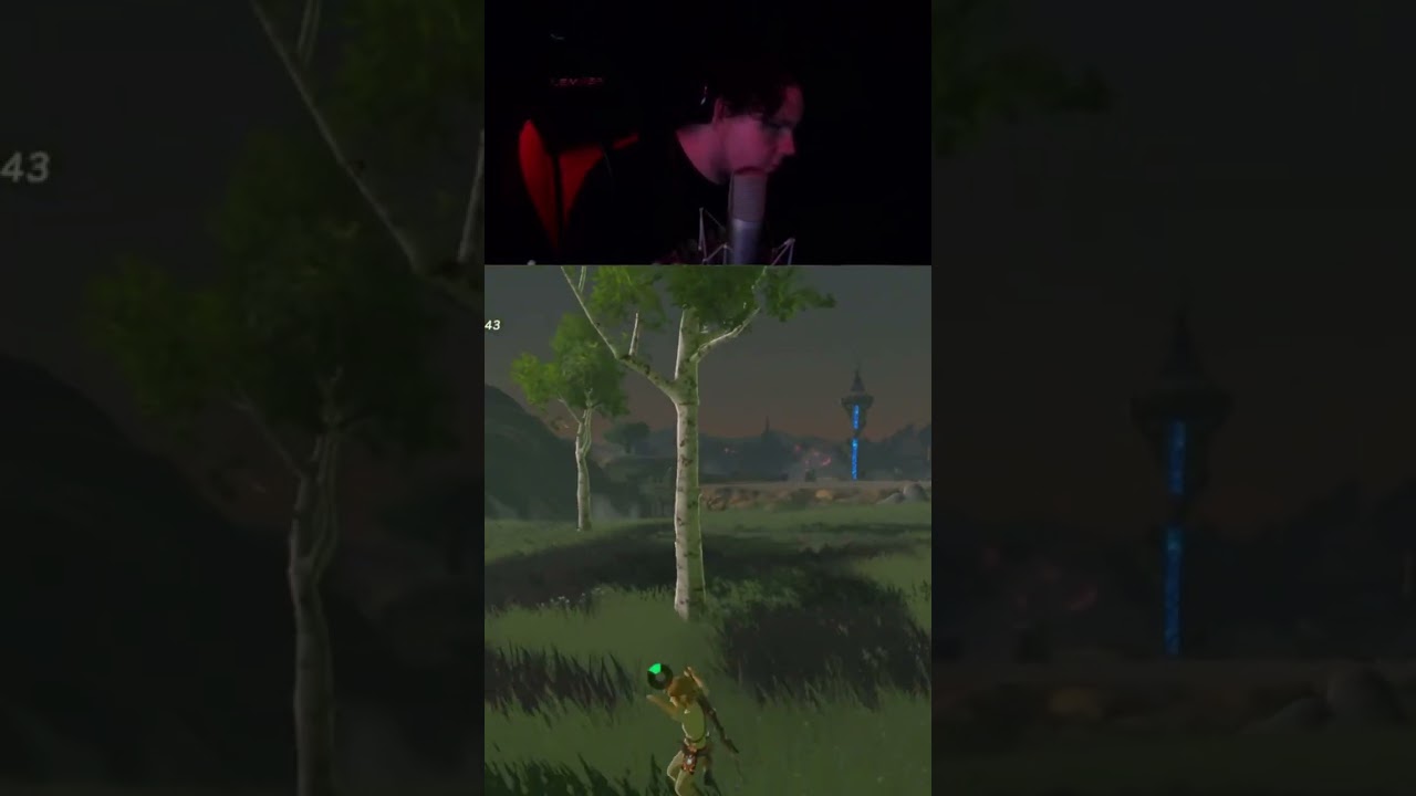 underground artist /streamer gets scared from zelda