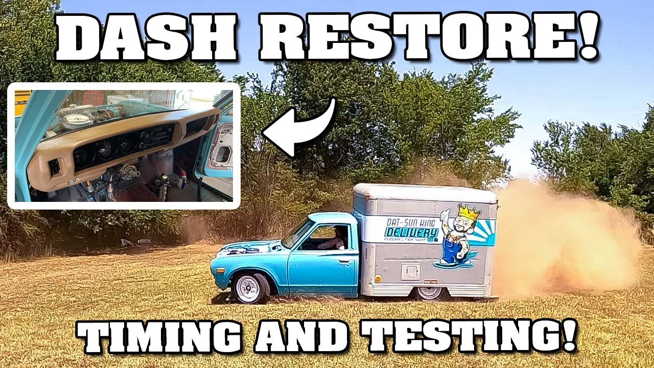 Dash restore, tuning, donuts, and more!1977 Datsun 620 project.