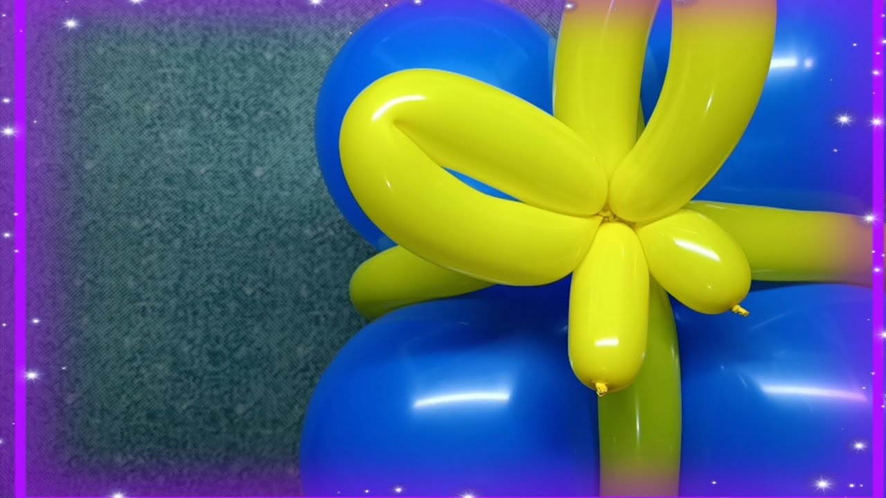 Reverse Balloon ASMR | Blue Balloons & Gift-Tied Long Yellow Balloons Popping | No Talking