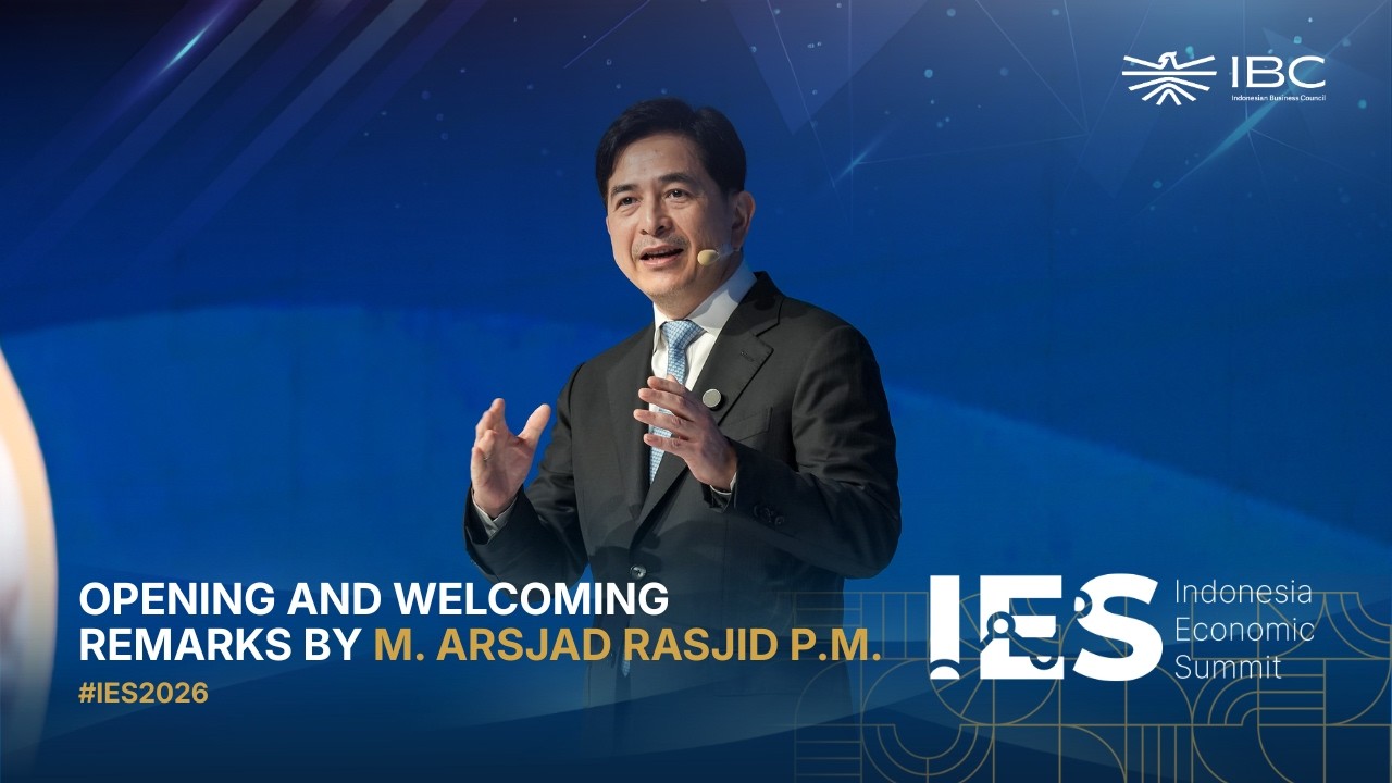 Opening and Welcoming Remarks by Arsjad Rasjid | #IES2026