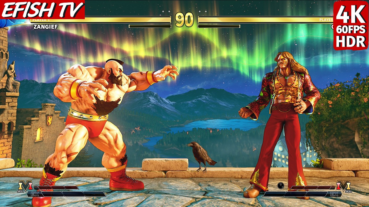 Zangief vs G (Hardest AI) - Street Fighter V