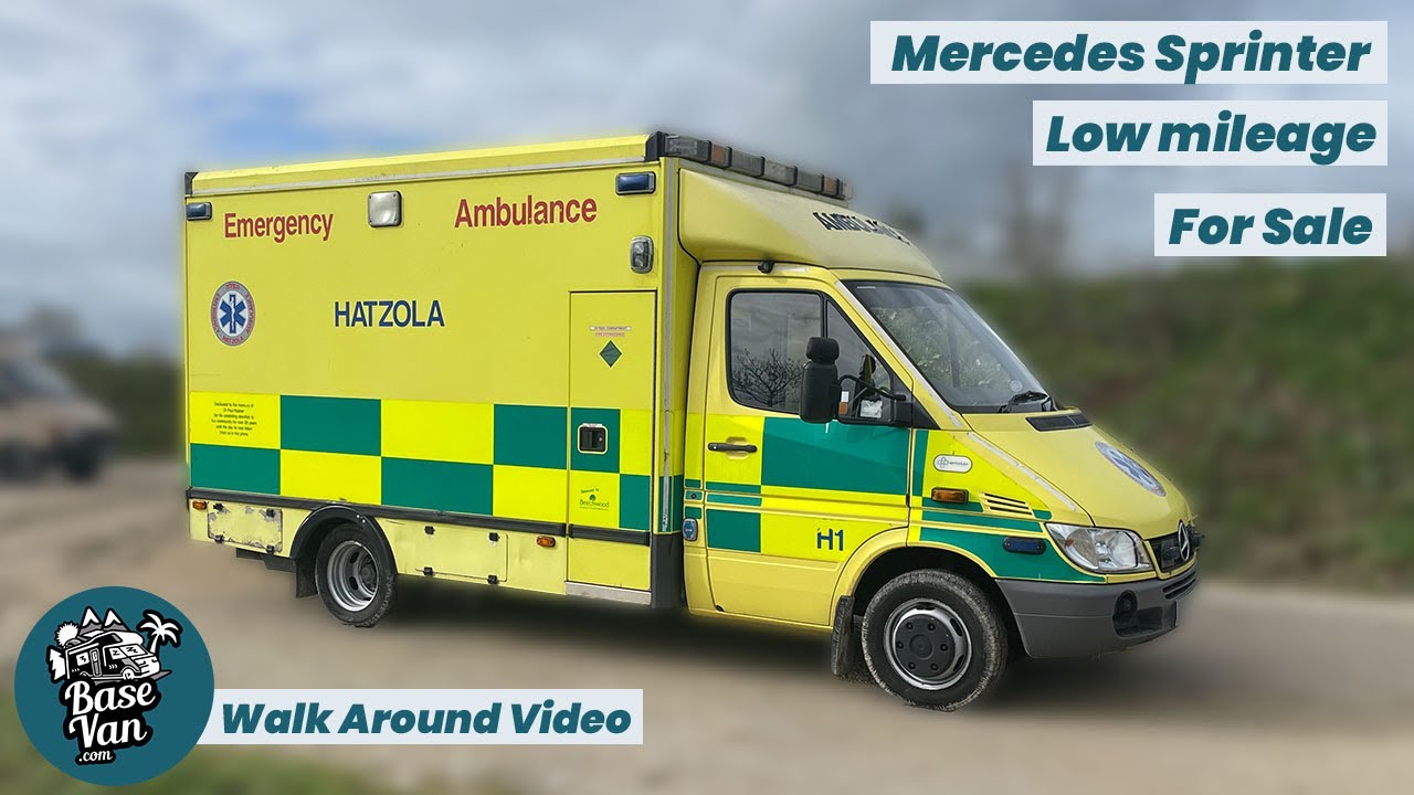 Mercedes Sprinter 416 First Response Ambulance, Automatic Transmission, UV Modular Conversion.