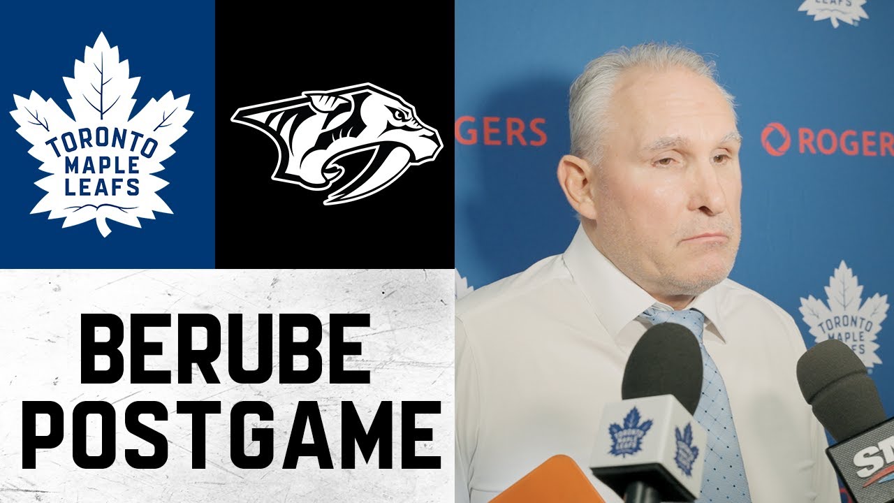 Craig Berube | Post Game @ Nashville Predators | December 20, 2025