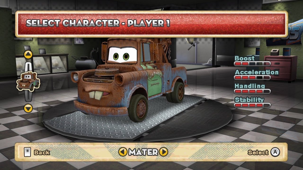 Cars Mater-National Wii - Mater Gameplay (Dolphin)