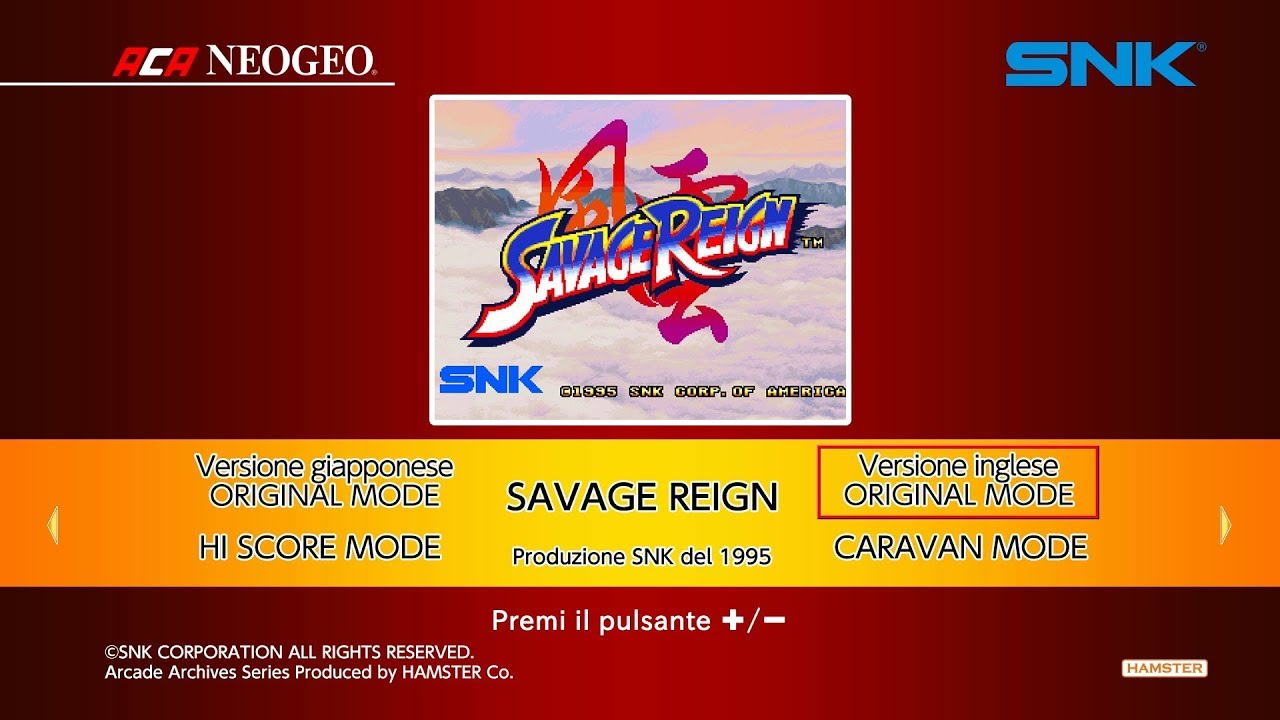 ACA NeoGeo Savage Reign (Switch) First Look on Nintendo Switch - Gameplay