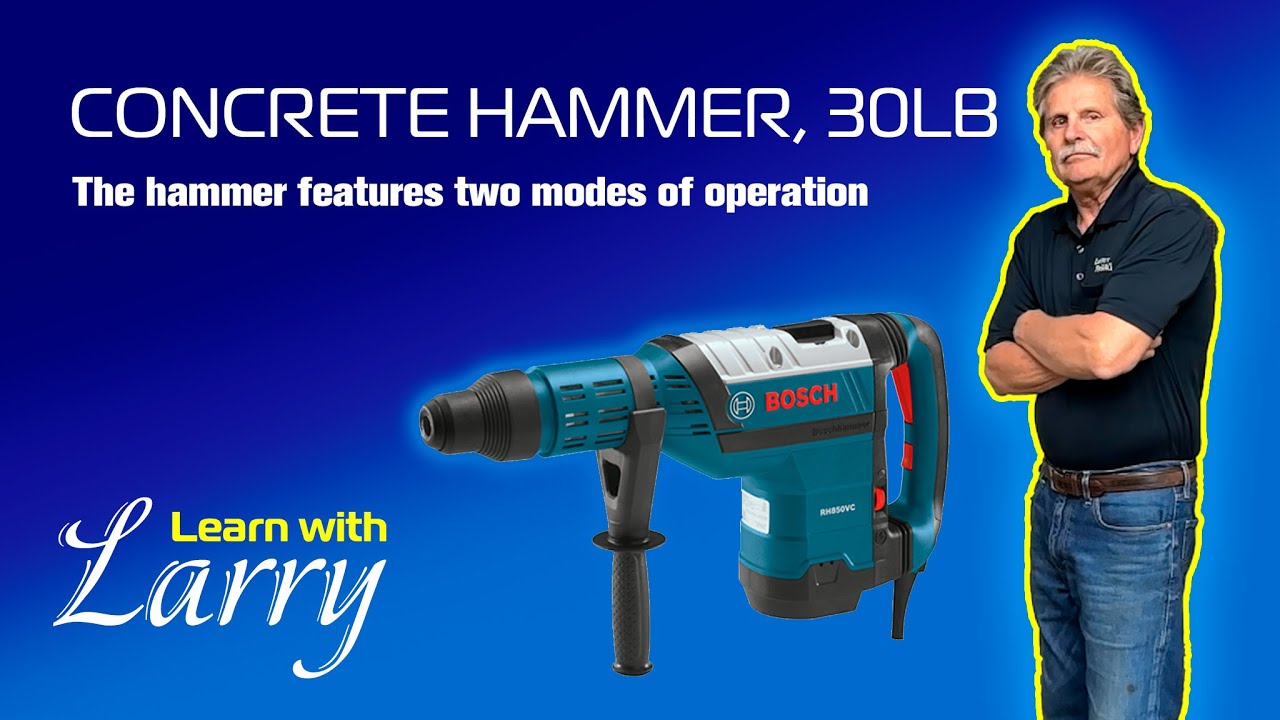 30lb Electric Concrete Hammer | Medium-Duty Demolition Made Easy