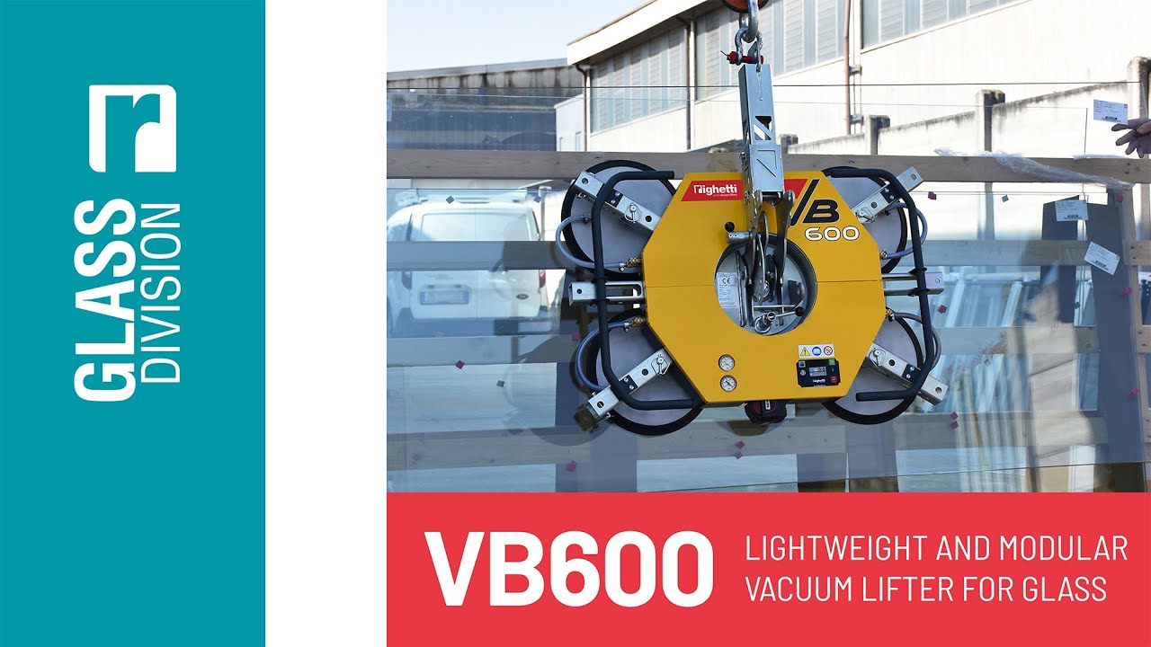 VB600 | Lightweight and modular vacuum lifter for glass up to 600kg