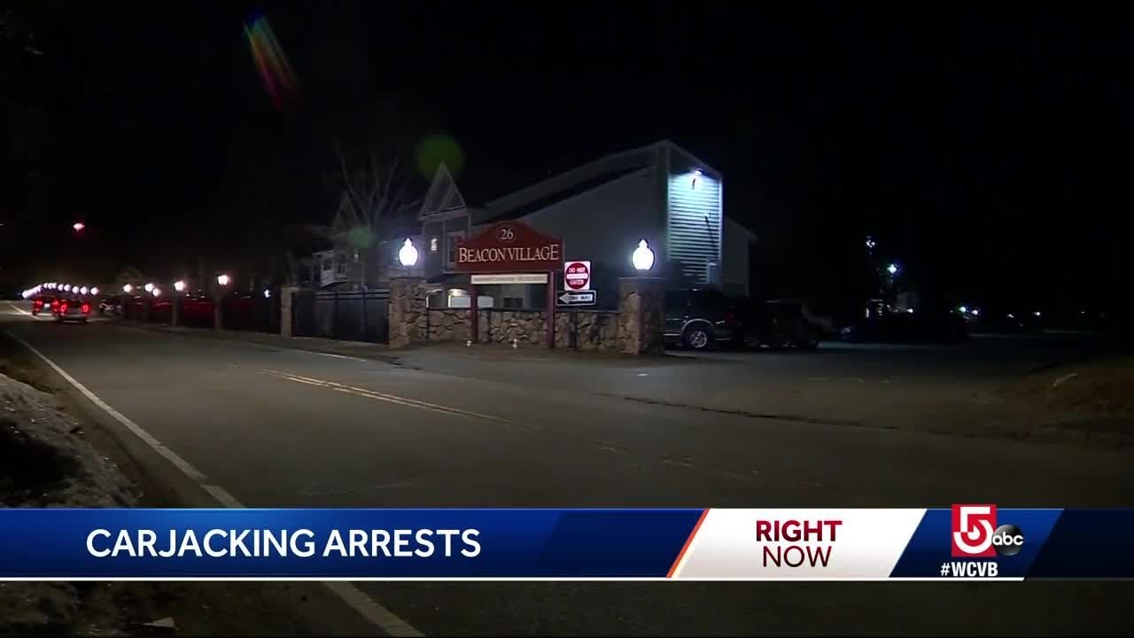 4 juveniles arrested after carjacked vehicle crashes in Revere, police say