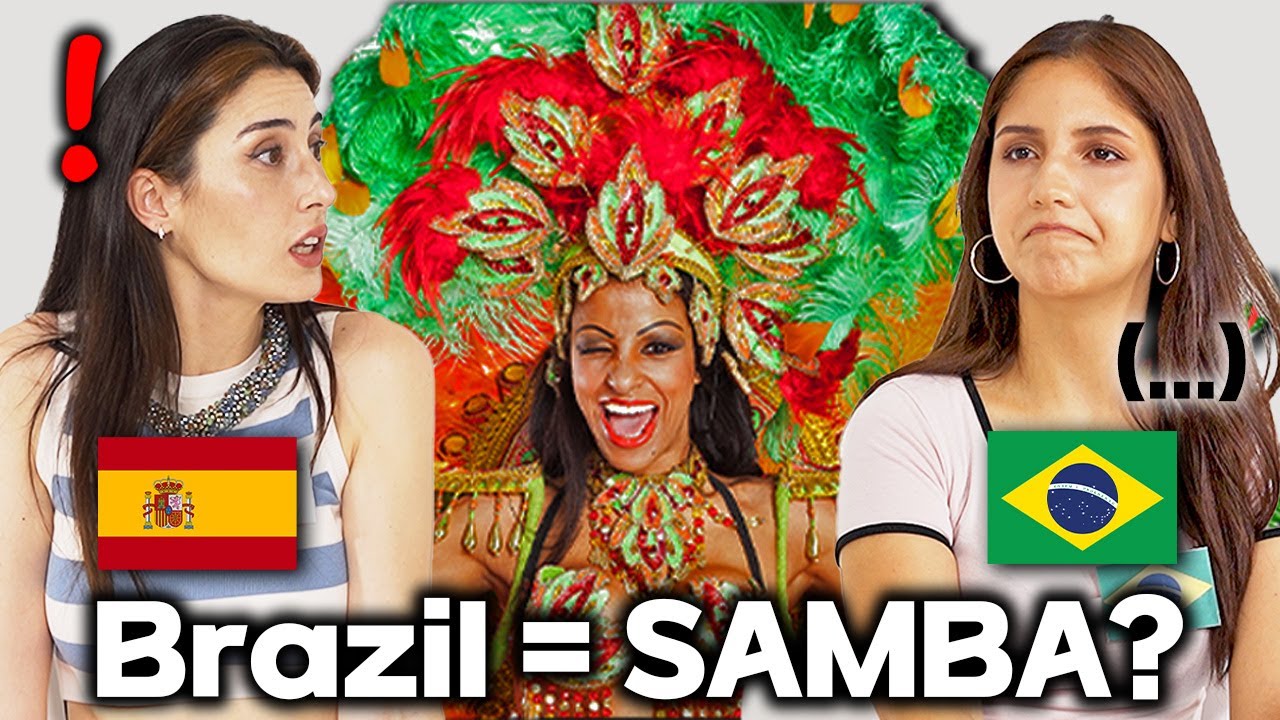 Spanish and Brazilian Girl React to Brazilian Stereotypes!
