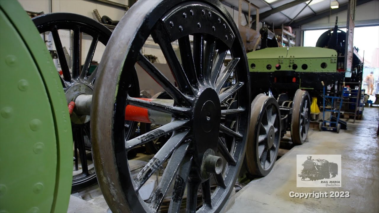 Black 5 number 45163 undergoing restoration (Re-upload)