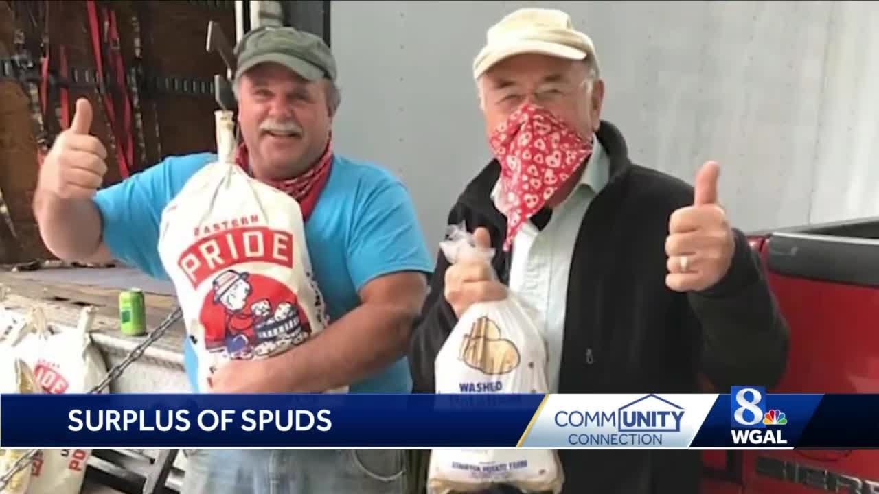 Lancaster County potato farmer gets creative to sell surplus spuds