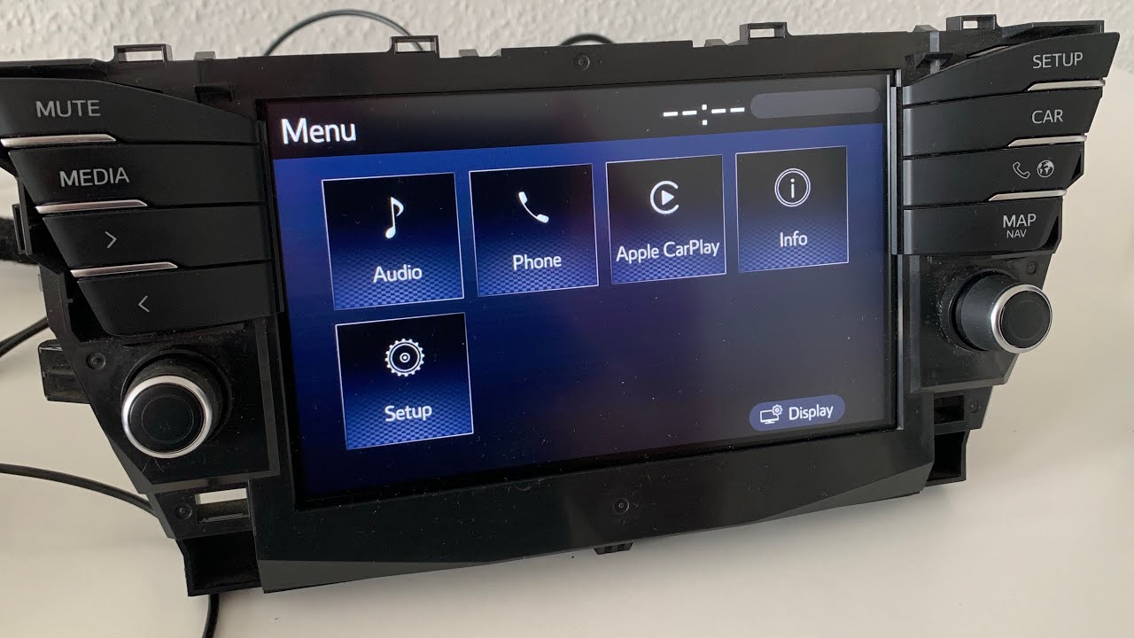 Original , wired CarPlay and Android Auto for Toyota Avensis T29 (English) 2015-2018